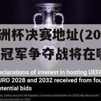 2024欧洲杯决赛地址(2024欧洲杯冠军争夺战将在哪里举行？)