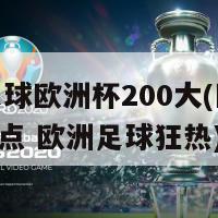 天下足球欧洲杯200大(欧洲杯200盘点 欧洲足球狂热)