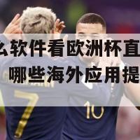 国外什么软件看欧洲杯直播(欧洲杯直播：哪些海外应用提供观看？)