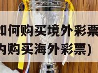 在国内如何购买境外彩票(教你如何在国内购买海外彩票)