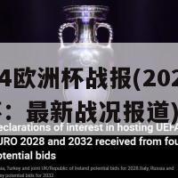 2024欧洲杯战报(2024欧洲杯：最新战况报道)